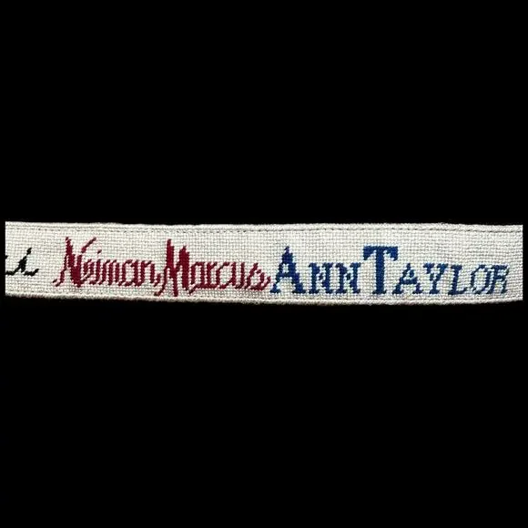 L. Insko Winchester Kentucky Custom Brown Women's Leather Needlepoint Belt - Picture 9 of 10